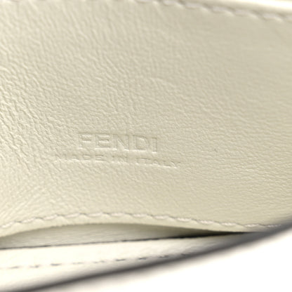 Fendi Nappa Matisse FF Embossed Nano Baguette Charm White 5 of 10