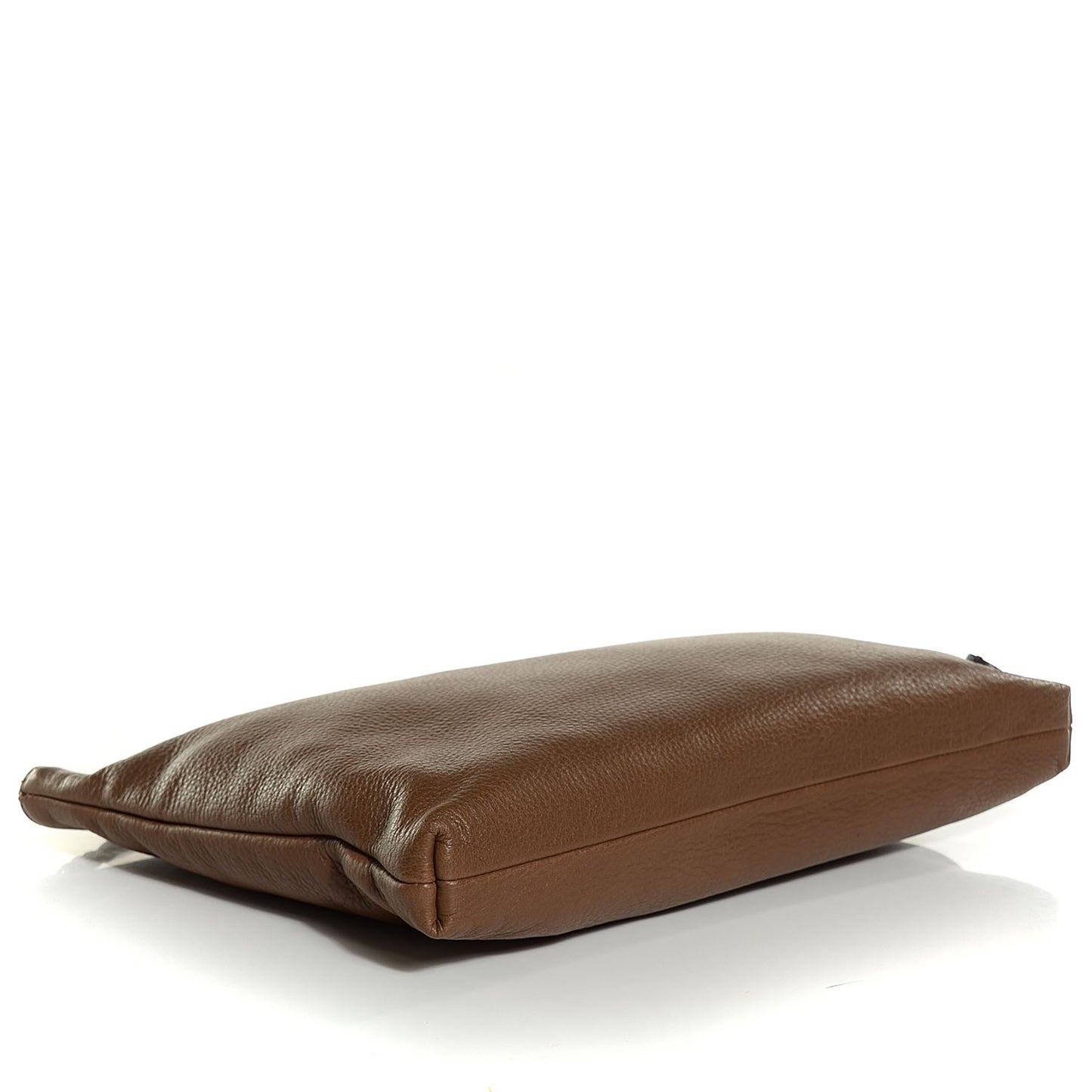 Deerskin Interlocking G Portfolio Clutch Maple