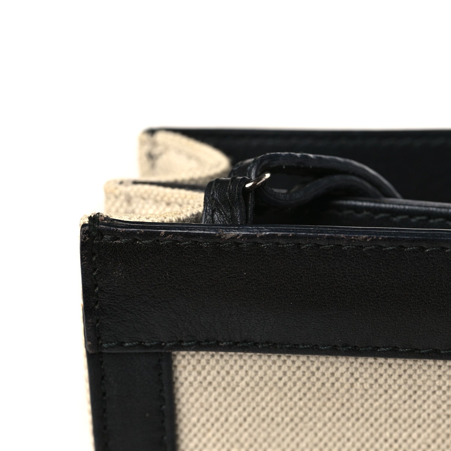 Balenciaga Cotton Canvas Pochette Crossbody Bag Black 10 of 11