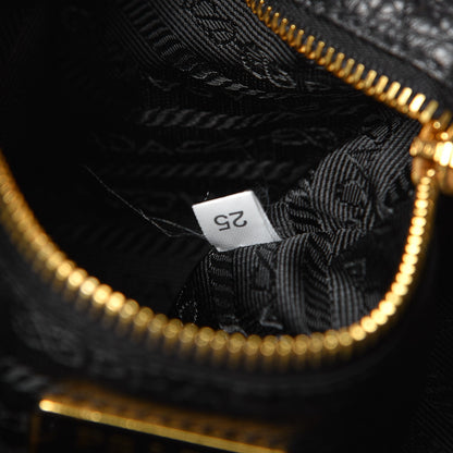 Prada Vitello Daino Drawstring Bucket Nero Black 7 of 10