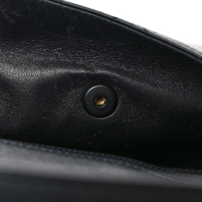 Chanel Lambskin Quilted CC Flap Shoulder Bag So Black 12 of 12
