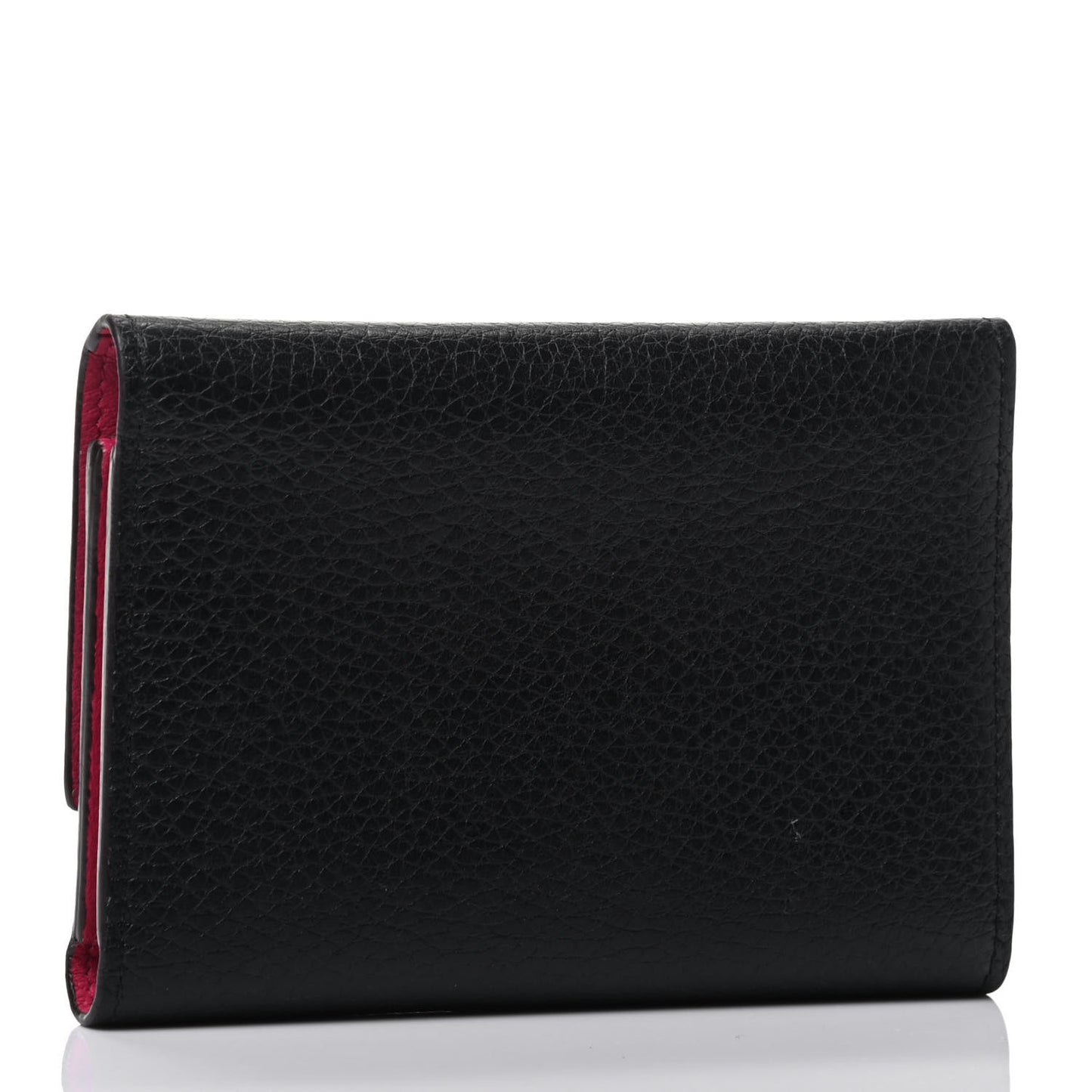 Taurillon Capucines Compact Wallet Black