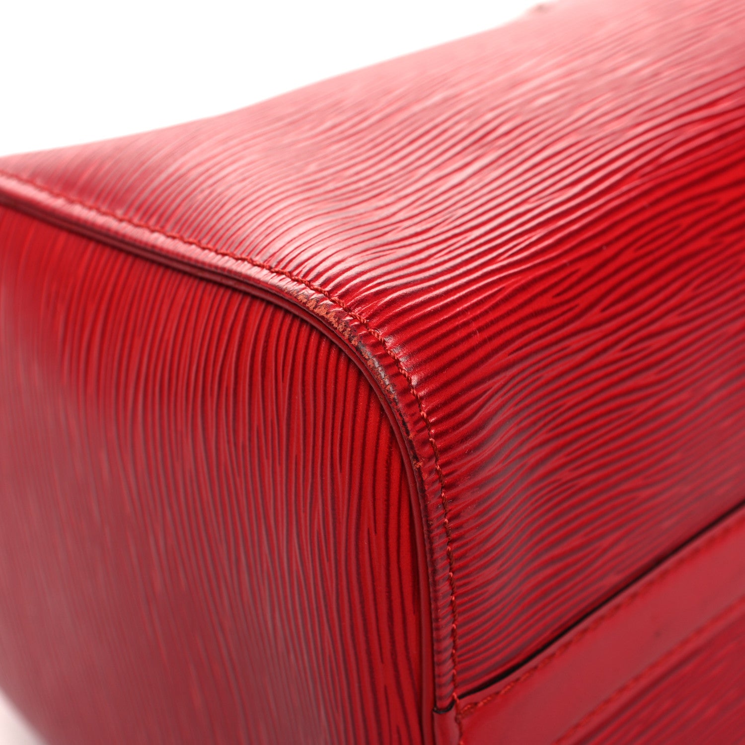 Louis Vuitton Epi Speedy 25 Castillan Red 9 of 13