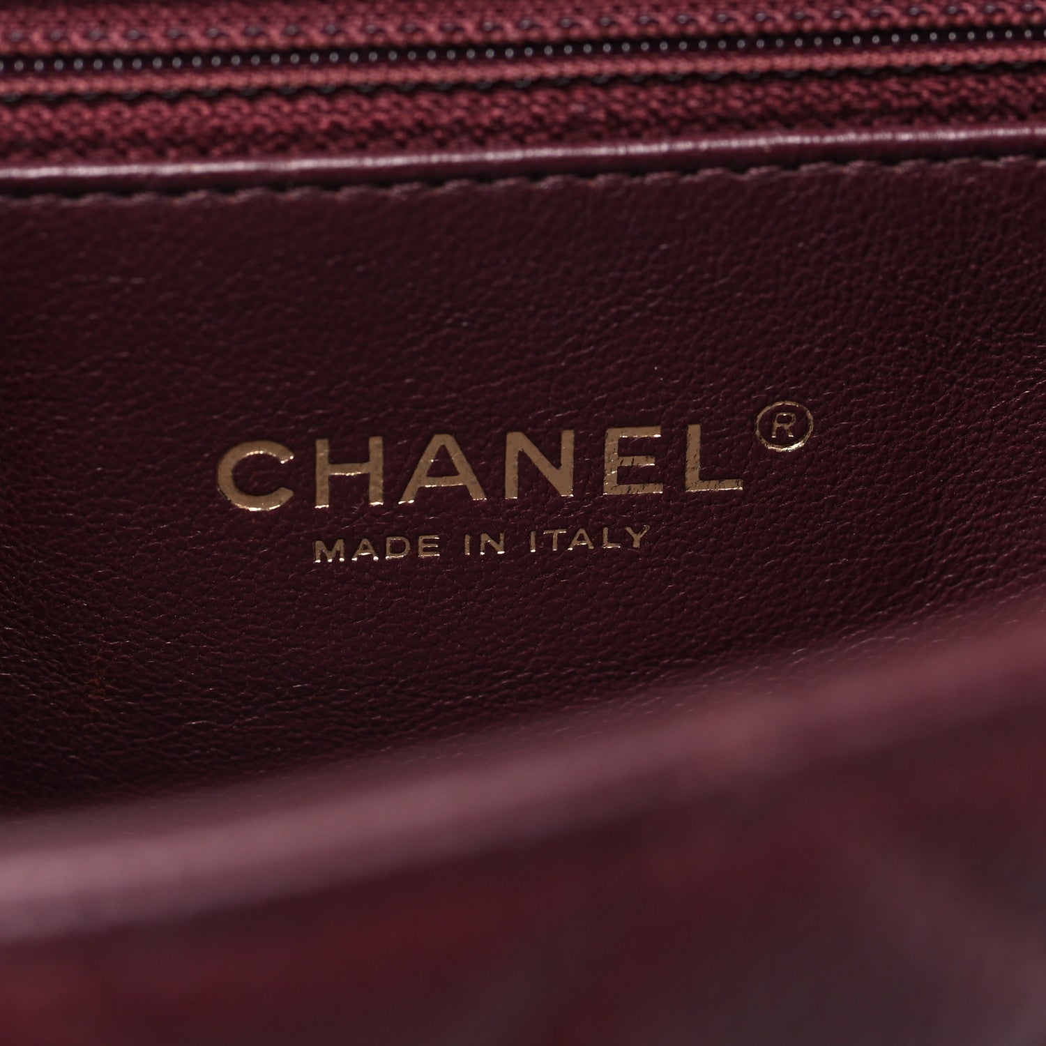 Chanel Caviar Quilted Medium CC Filigree Flap Burgundy 6 of 10