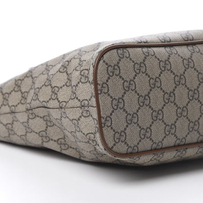 Gucci Soft GG Supreme Monogram Small Crossbody Tote Beige Cuir 10 of 11
