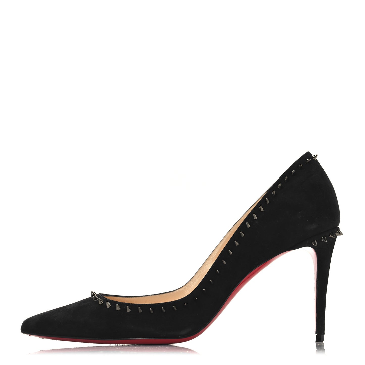 Suede Studded Anjalina 100 Pumps 39 Black