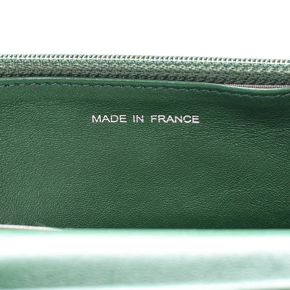 Chanel Caviar Sevruga Wallet on Chain WOC Green 7 of 8