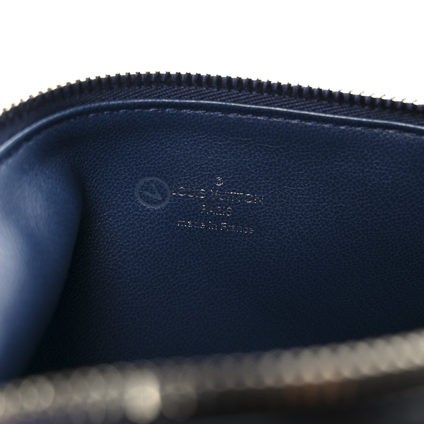 Lambskin Embossed Monogram Coussin PM Navy