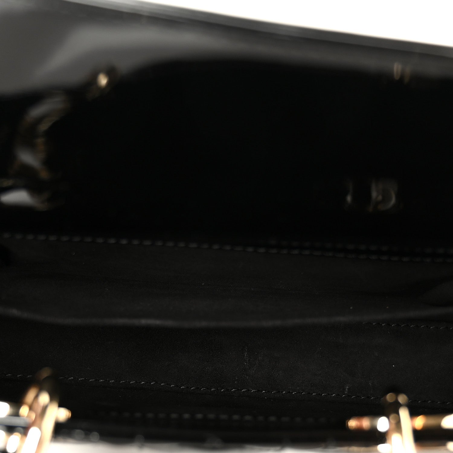 Christian Dior Patent Cannage Small Lady D-Joy Black 5 of 11