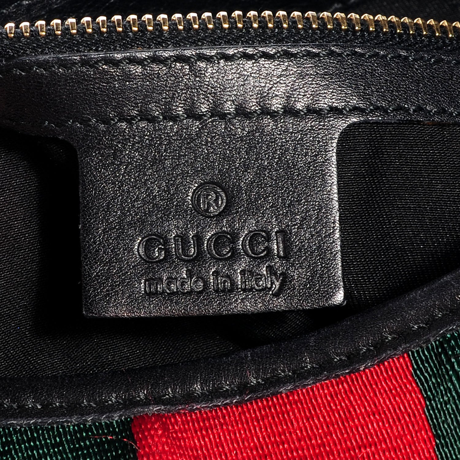 Gucci Monogram Web Jackie O Bouvier Hobo Black 6 of 7