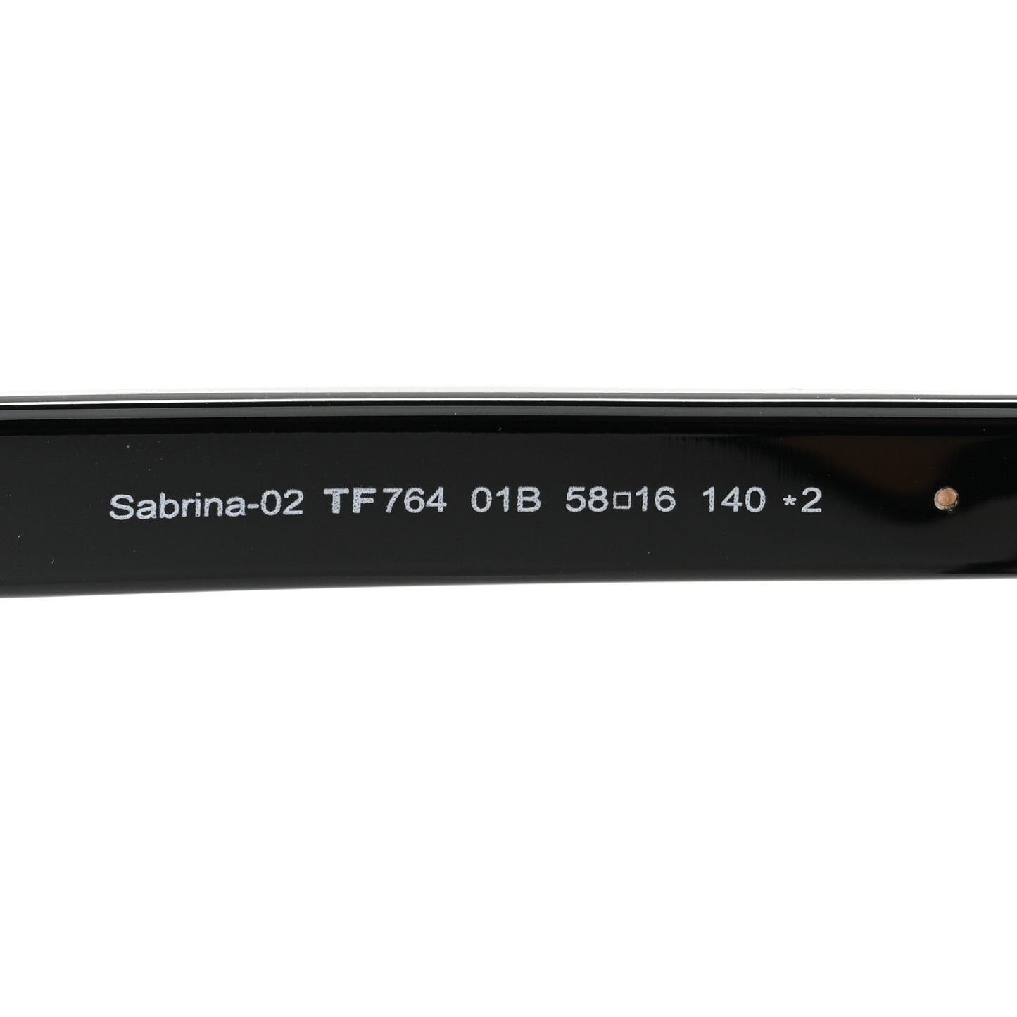 Acetate Sabrina Square Sunglasses TF764 Black
