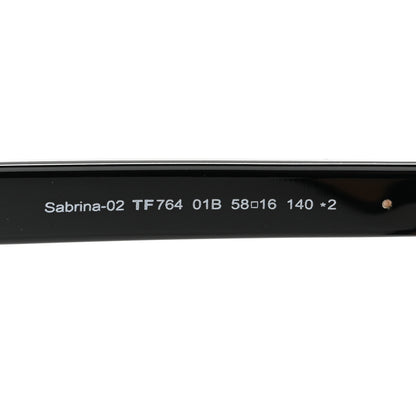 Tom Ford Acetate Sabrina Square Sunglasses TF764 Black 5 of 8