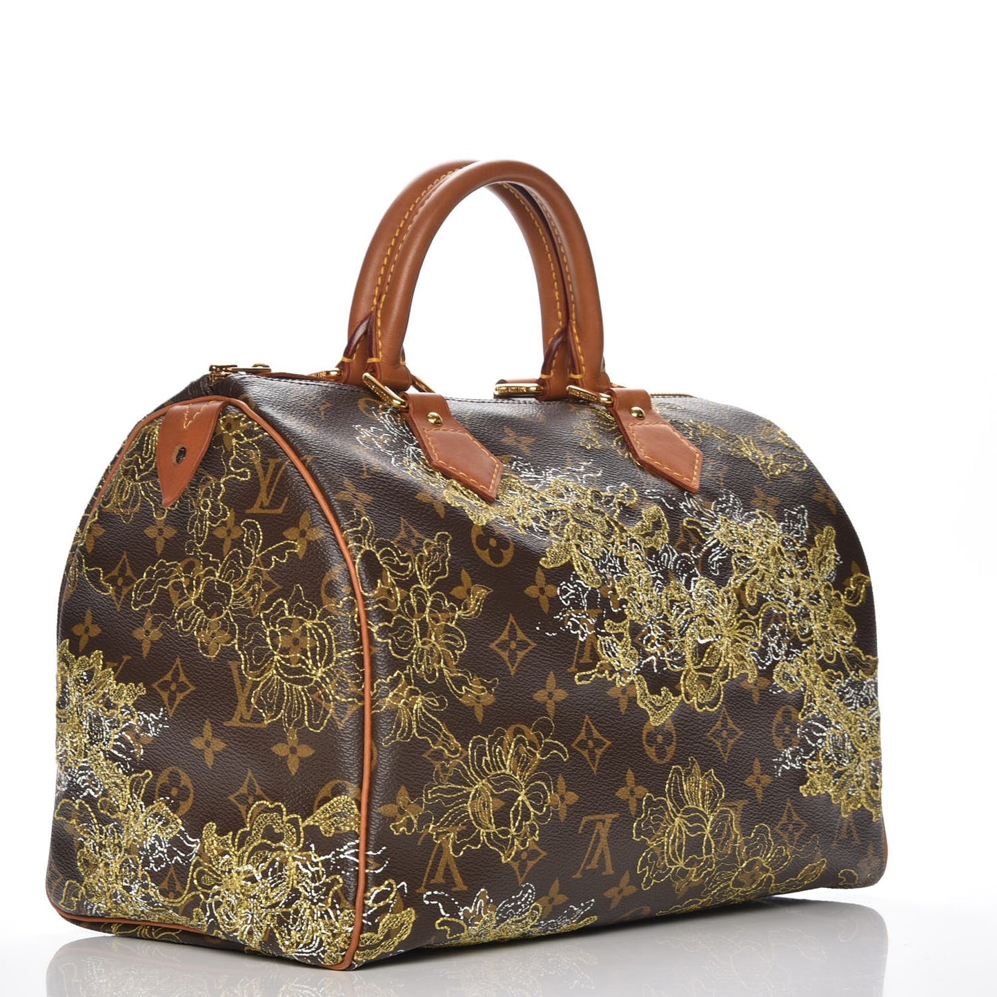 Monogram Dentelle Speedy 30 Gold
