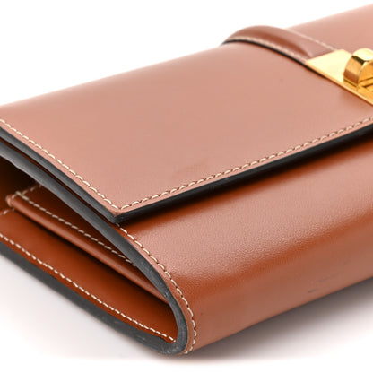 Celine Satinated Calfskin Long Tri-Fold Wallet Tan 11 of 12