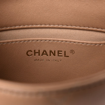 Chanel Lambskin Quilted Mini Funky Town Flap Beige 6 of 10