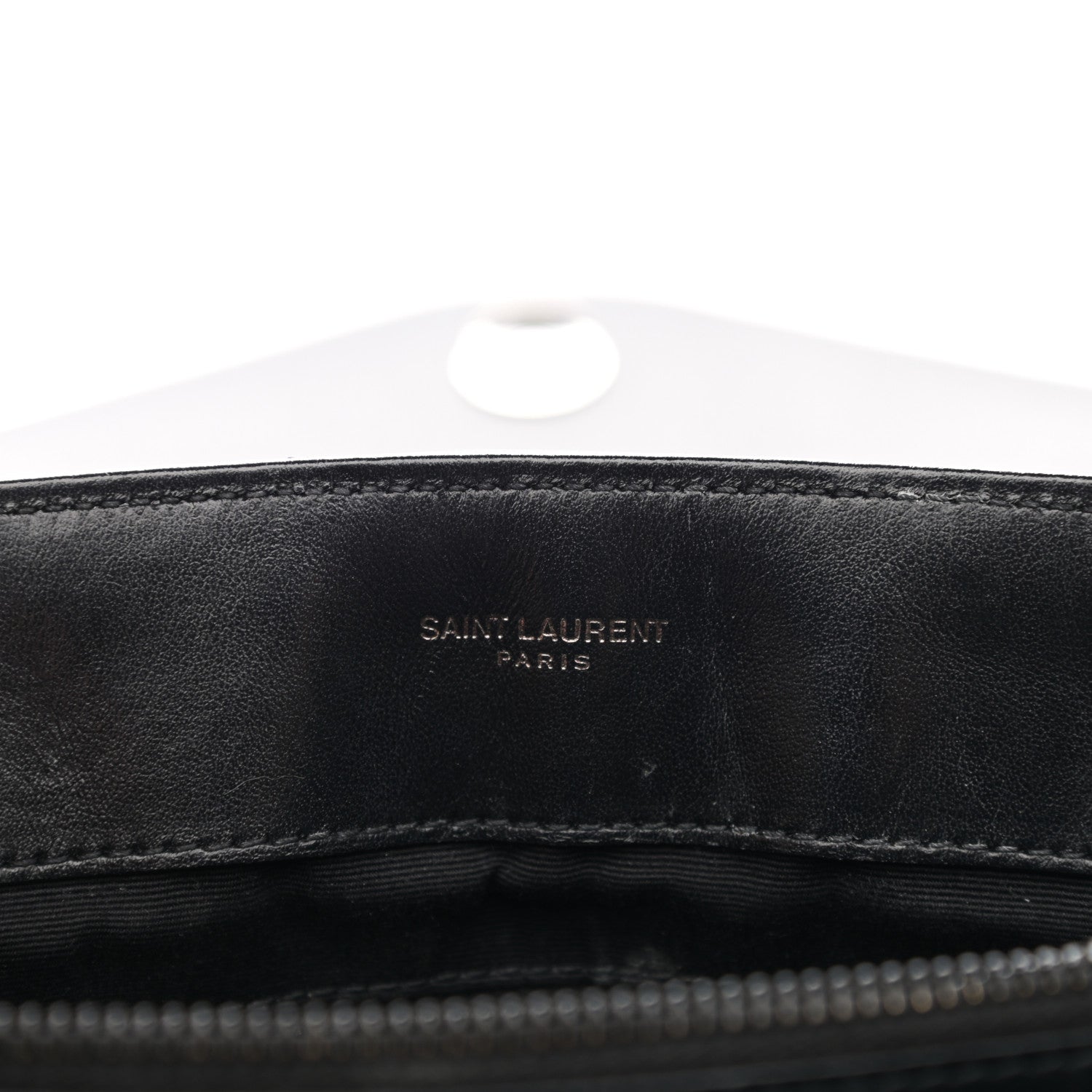 Saint Laurent Calfskin Y Quilted Monogram Medium Loulou Chain Satchel Black 6 of 15