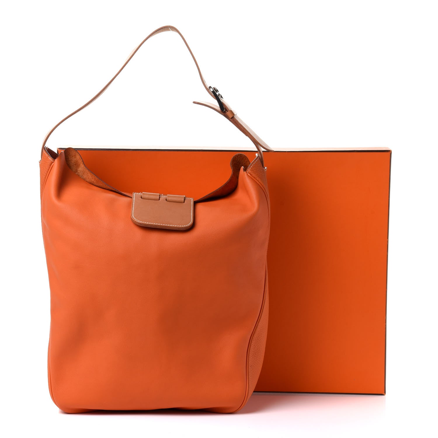 Hermes Swift Taurillon Clemence Vache Hunter Virevolte 29 Orange 13 of 13
