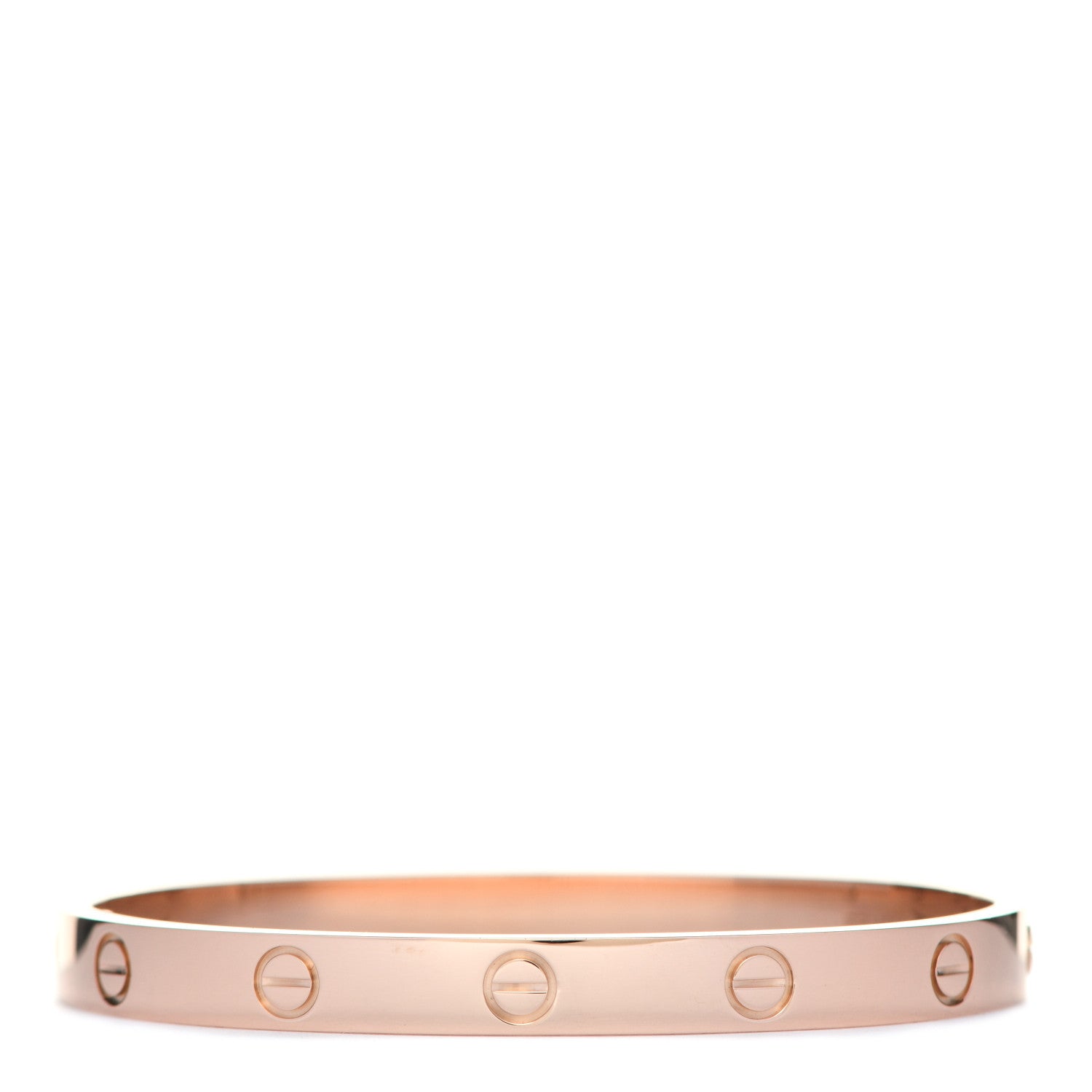 Cartier 18K Pink Gold LOVE Bracelet 17 3 of 6