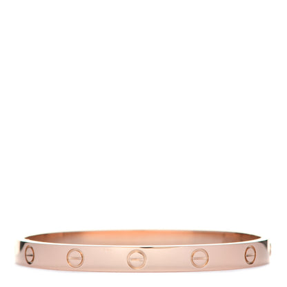 Cartier 18K Pink Gold LOVE Bracelet 17 3 of 6