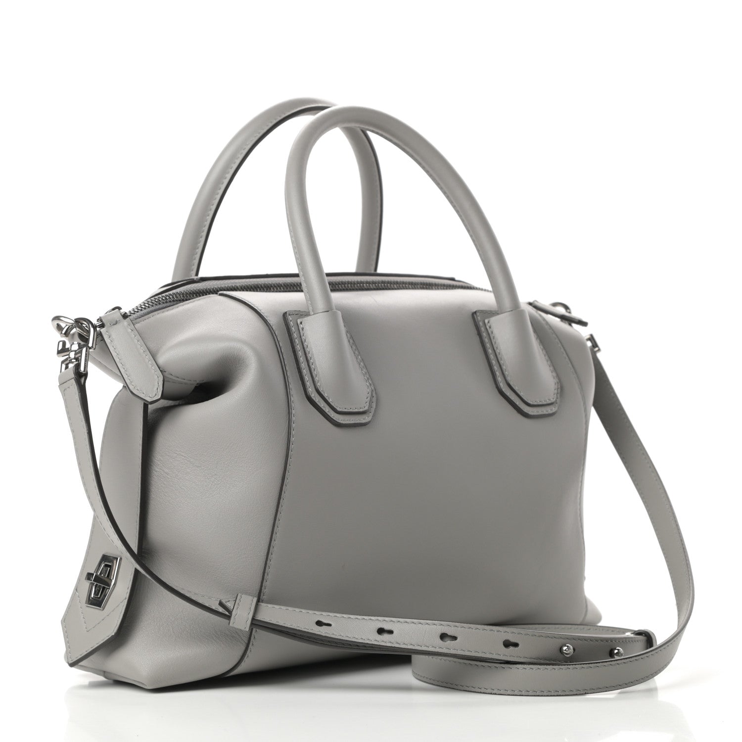 Givenchy Calfskin Small Soft Antigona Pearl Grey 3 of 9