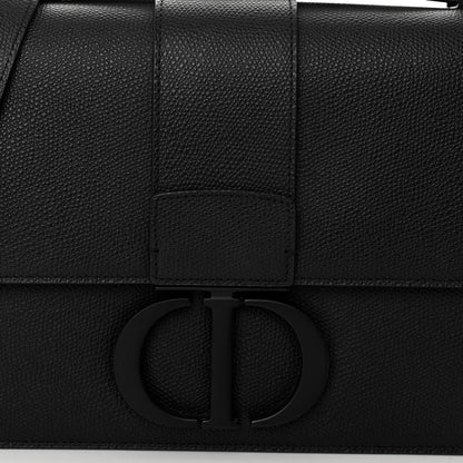 Christian Dior Ultra Matte Grained Calfskin 30 Montaigne Flap Bag Black 7 of 9