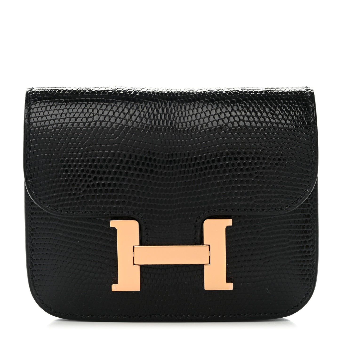 Lizard Constance Slim Wallet Black