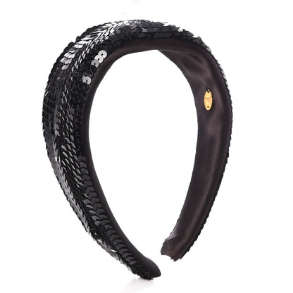 Chanel Sequin Headband Black 4 of 8