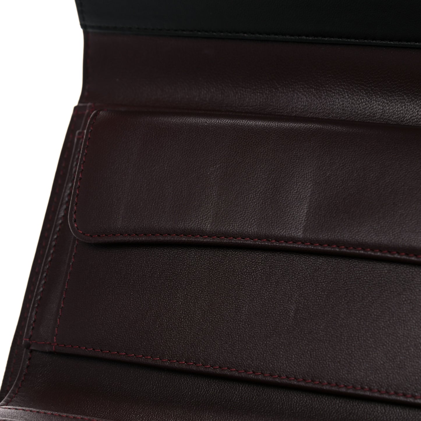 Lambskin Quilted Large Flap Wallet Black