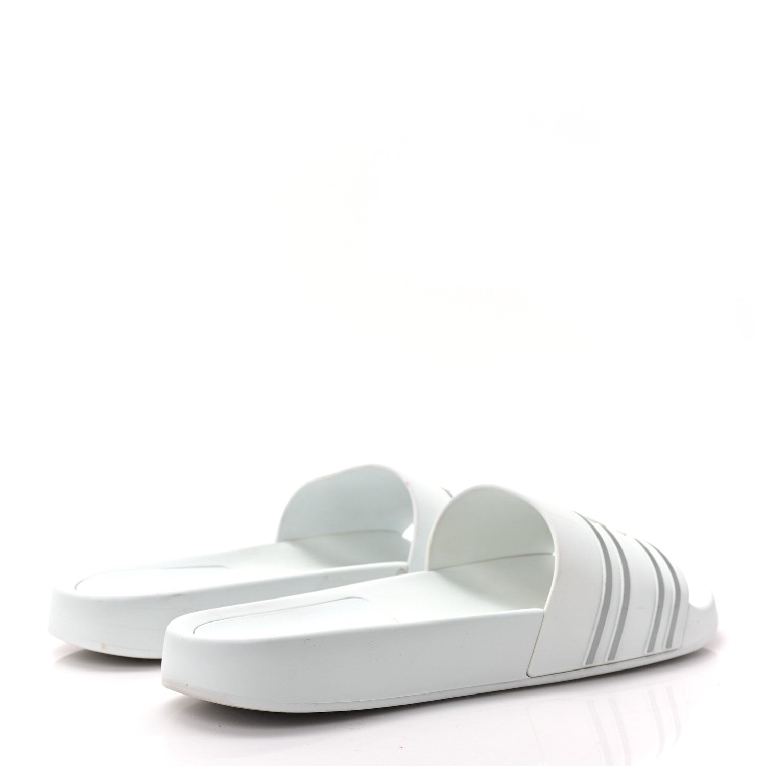 Chanel Rubber CC Flat Slide Sandals 41 White 4 of 7