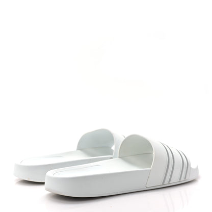 Chanel Rubber CC Flat Slide Sandals 41 White 4 of 7