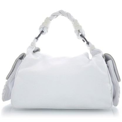 Bottega Veneta Cervo Cocker Hobo Bianco White 1 of 9