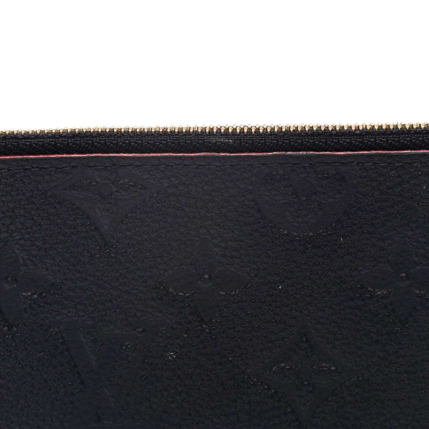 Louis Vuitton Empreinte Felicie Chain Wallet Zippered Insert Marine Rouge 12 of 14