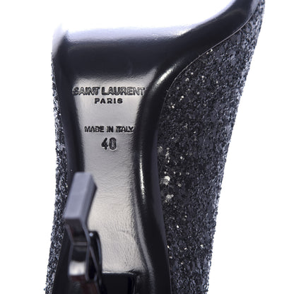 Saint Laurent Glitter Opyum 85 Pumps 40 Black 9 of 11