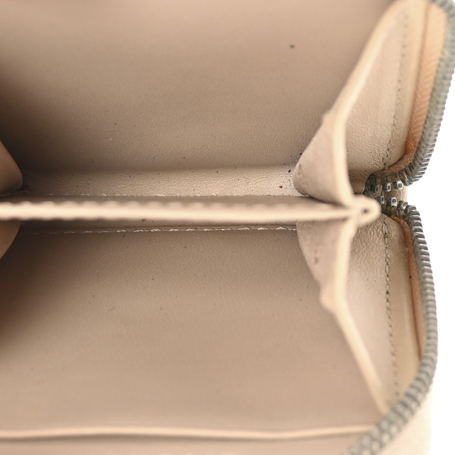 Givenchy Lambskin 4G Logo Zip Coin Purse Beige 5 of 7