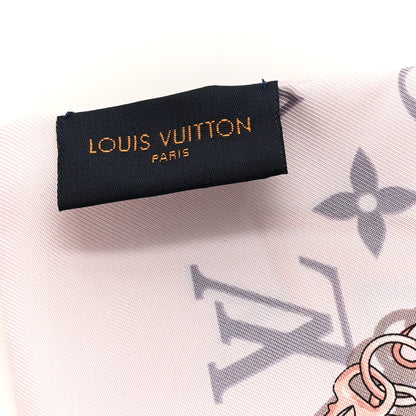 Louis Vuitton Silk Monogram Confidential Bandeau Light Pink 3 of 5