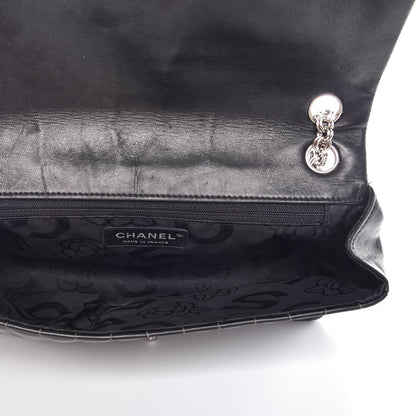 Chanel Lambskin Vertical Quilted Medium Single Flap Black 6 of 16