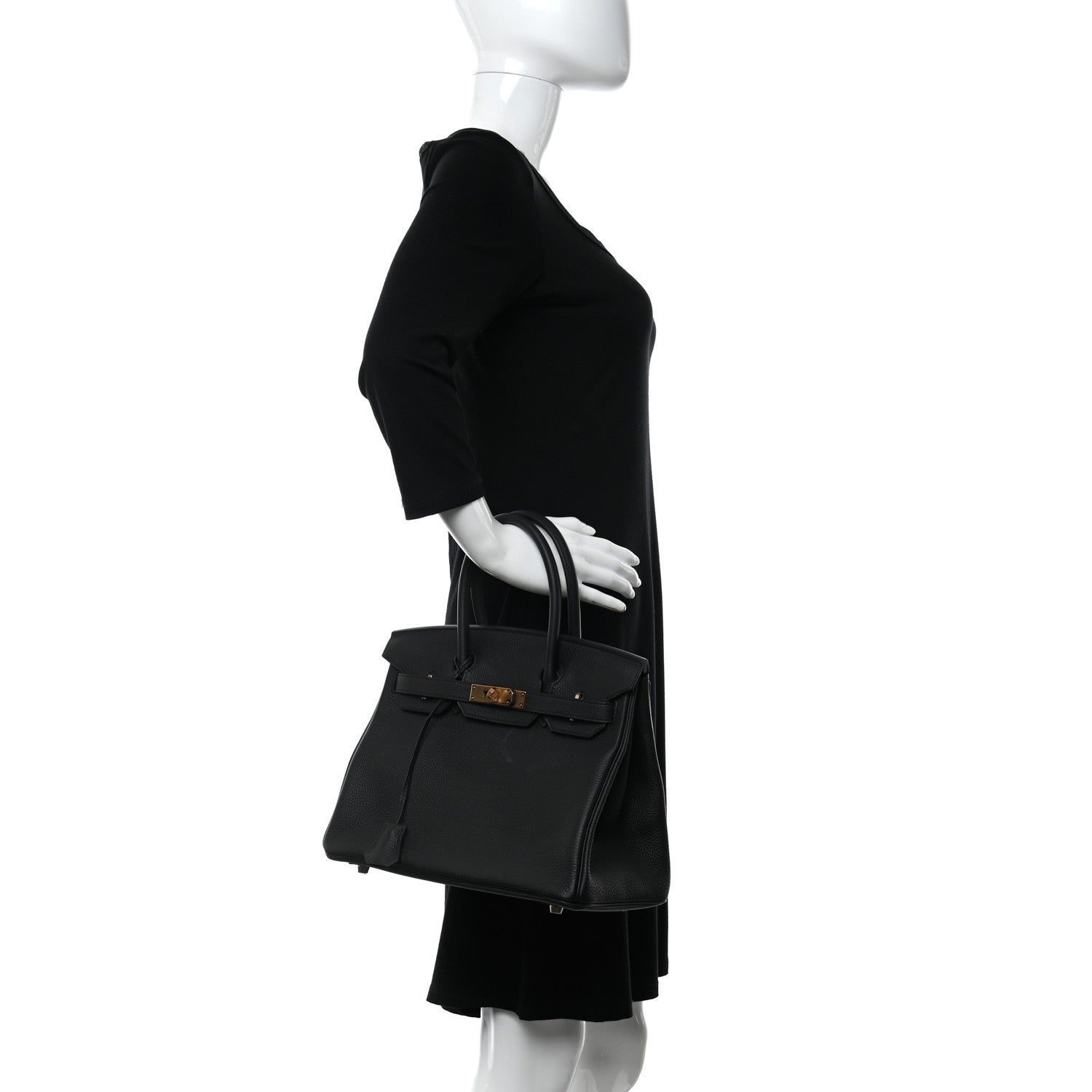 Hermes Togo Birkin 30 Black 2 of 11