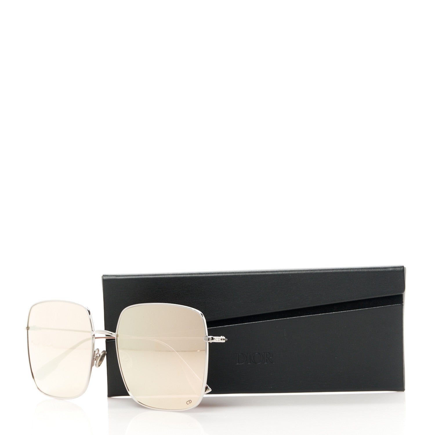 Christian Dior Metal Stellaire 1 Square Sunglasses Silver 10 of 10