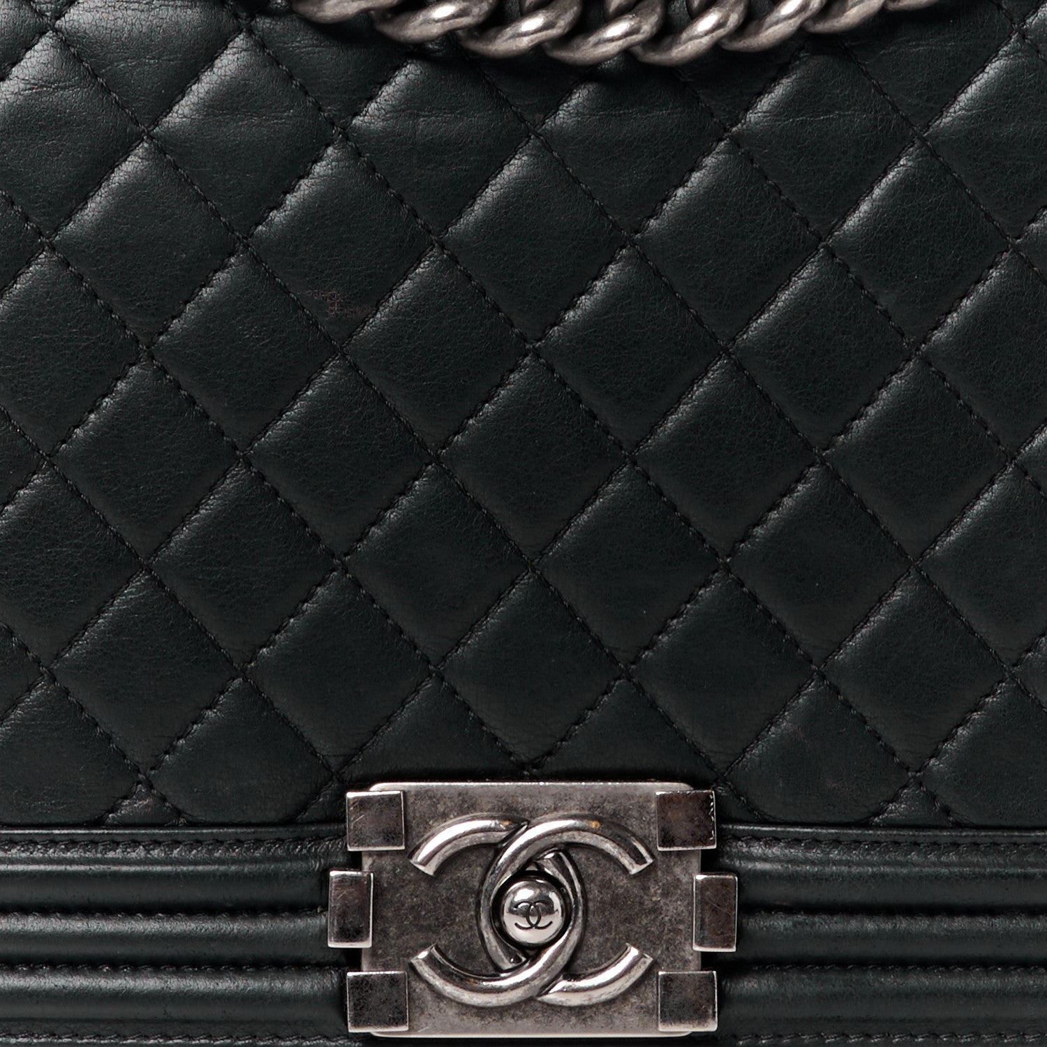 Chanel Lambskin Quilted New Medium Boy Flap Black 7 of 10