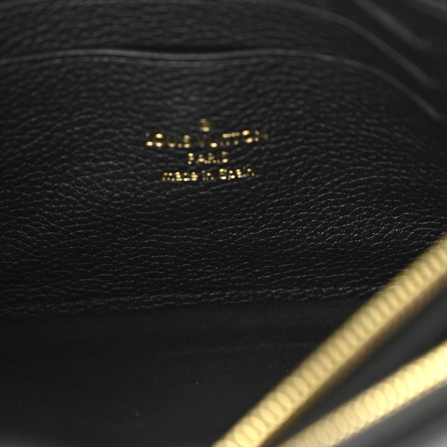 Louis Vuitton Empreinte Double Zip Pochette Black 4 of 10
