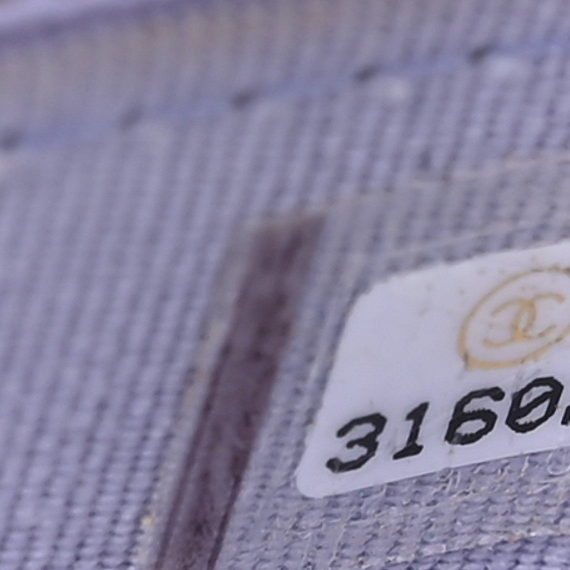 Lambskin Quilted Top Handle Mini Vanity Case With Chain Light Purple