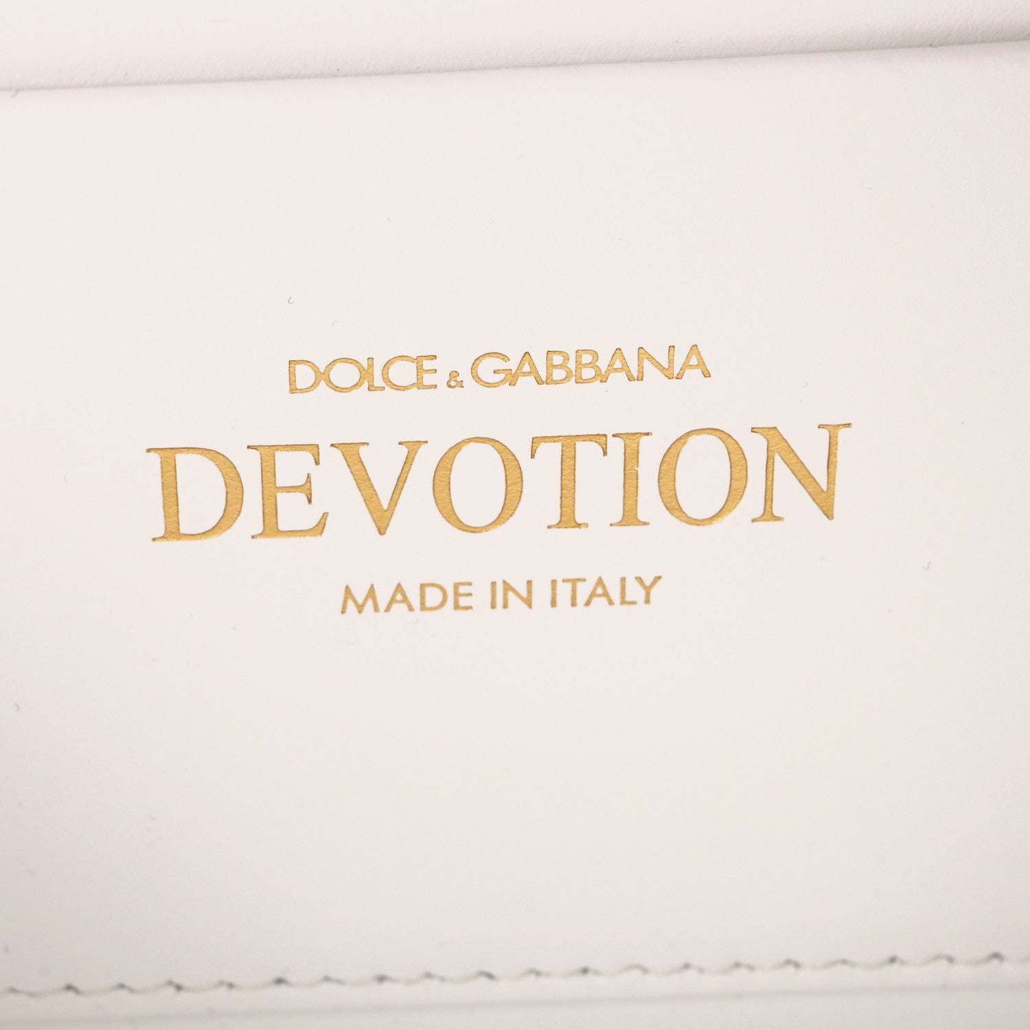 Dolce & Gabbana Smooth Calfskin Small Devotion Envelope Top Handle Bag White 6 of 9