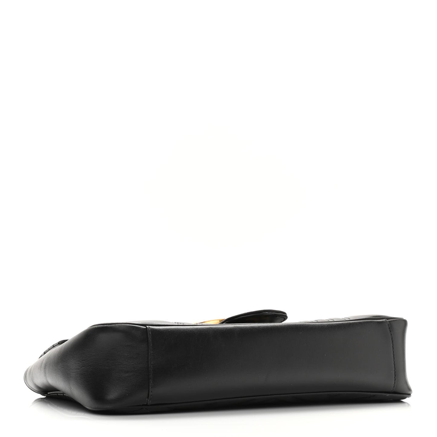 Calfskin Matelasse Medium GG Marmont Shoulder Bag Black