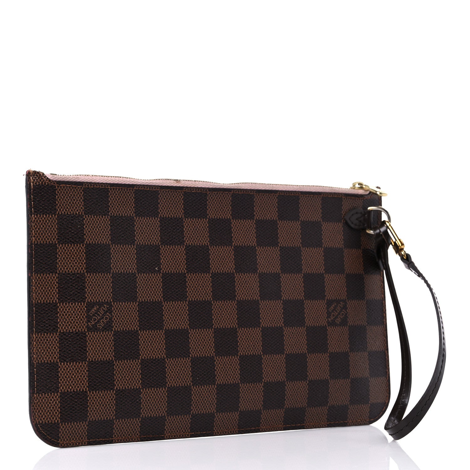 Louis Vuitton Damier Ebene Neverfull MM GM Pochette Rose Ballerine 3 of 15