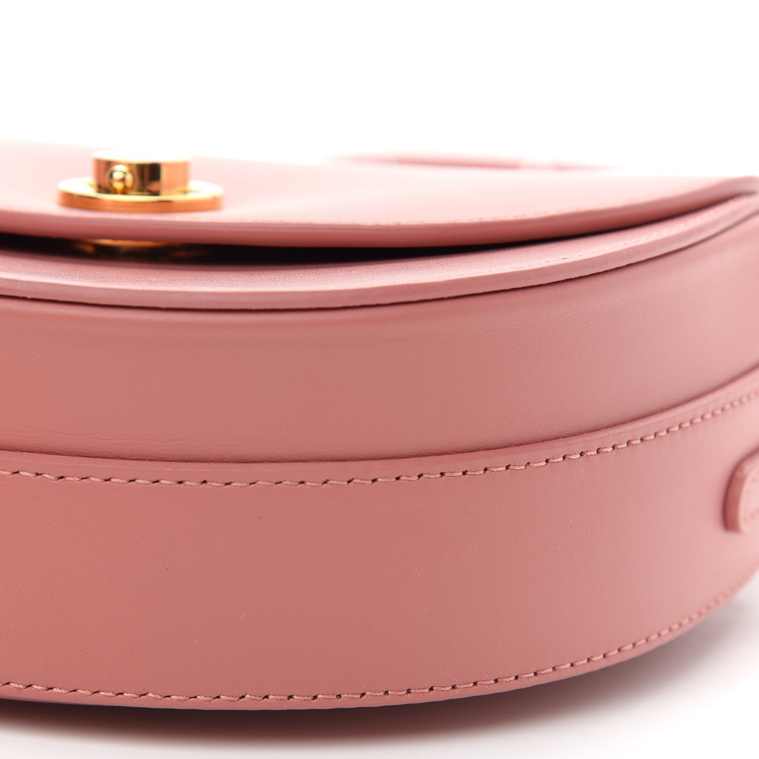 Mansur Gavriel Calfskin Mini Saddle Crossbody Bag Blush 8 of 8