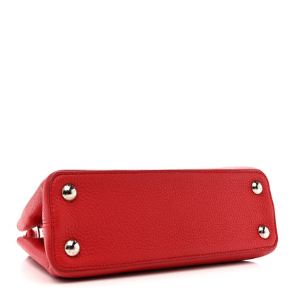 Louis Vuitton Taurillon Capucines BB Scarlet Red 4 of 13