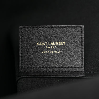 Saint Laurent Calfskin Large Shopping Tote Black 8 of 12