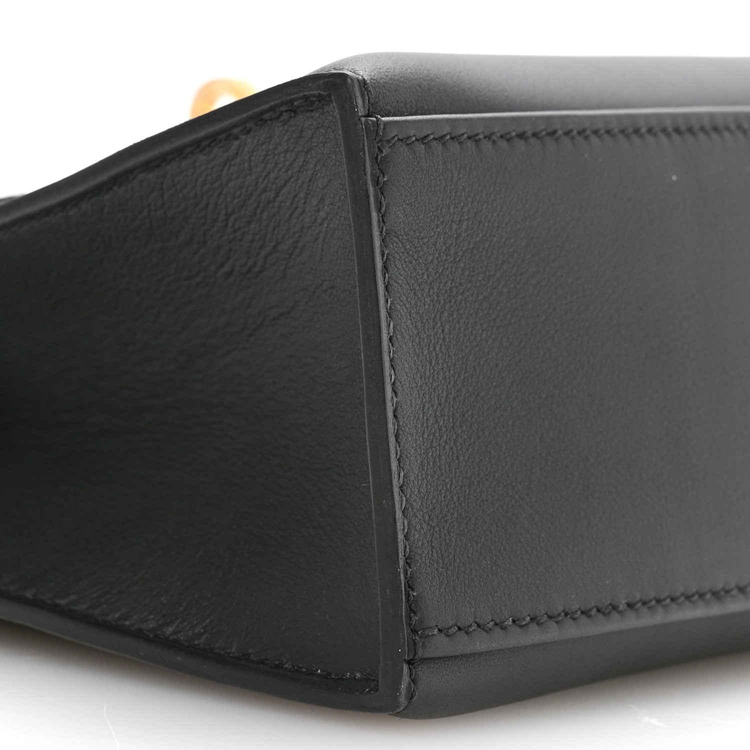 Hermes Swift Kelly Pochette Clutch Black 9 of 11