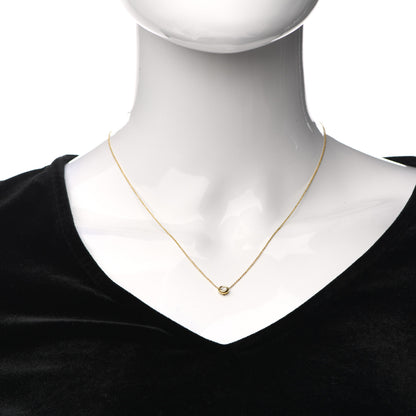 Roberto Coin 18K Yellow Gold Diamond .19ct Diamonds By The Inch Necklace 2 of 5