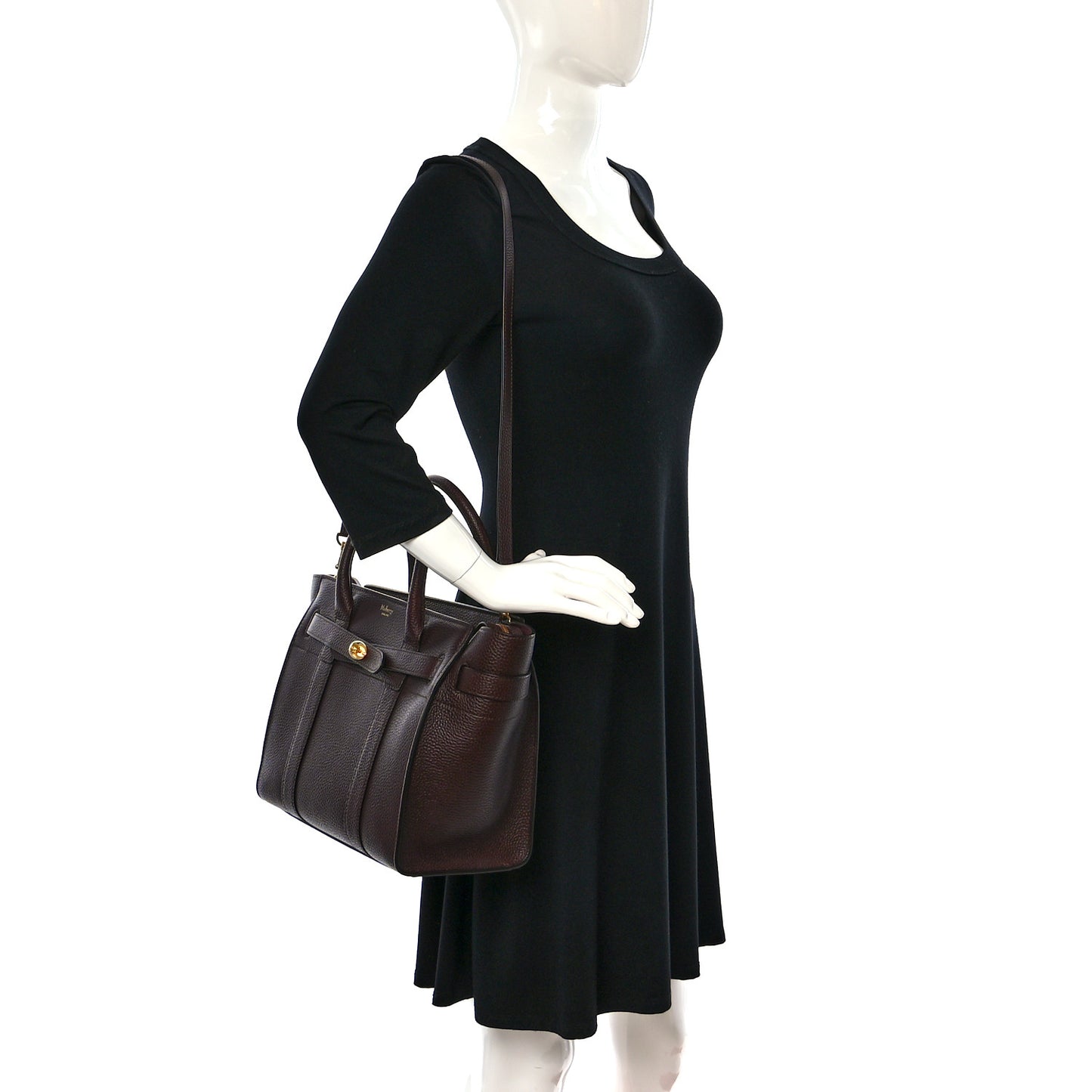 Small Classic Grain Small Zipped Bayswater Oxblood
